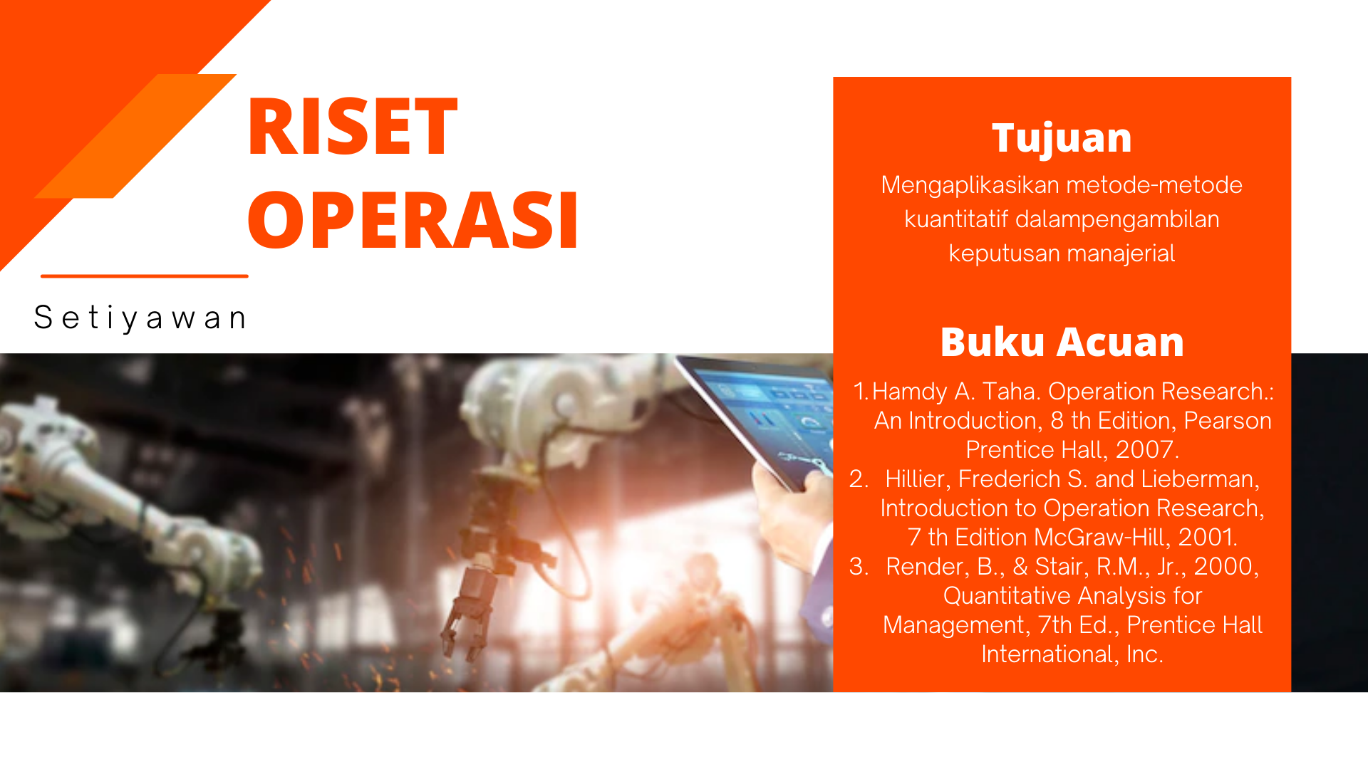 RISET OPERASI