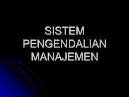 SISTEM PENGENDALIAN MANAJEMEN